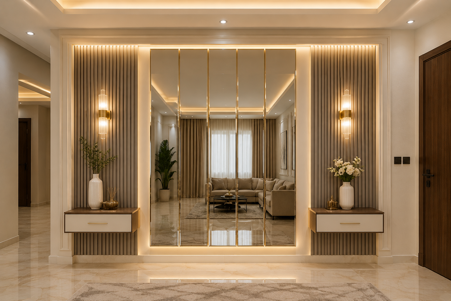 مشروع تنفيذ دهانات داخلية عصرية لفيلا سكنية في أبها